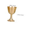 LABRIMP 2sets Brass Temple Cup Royal Retro Design Elegant for