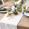 DII Holiday Dining Table Linen Sparkle Metallic Kitchen Décor, Table