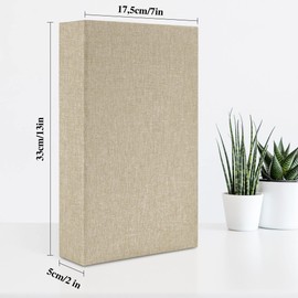 Vienrose Slip-in Photo Album 10 x 15 Photo Book with 300 Black Pages Large Capacity Photo Albums for Valentine's Day Wedding Christmas Birthday