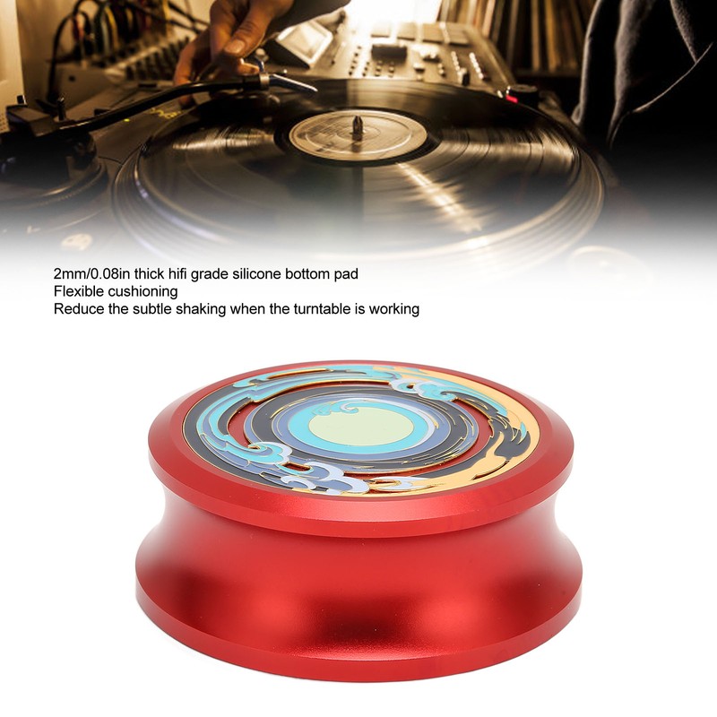 LP Vinyl Turntables Disc Stabilizer Professional Record Weight Clamp with