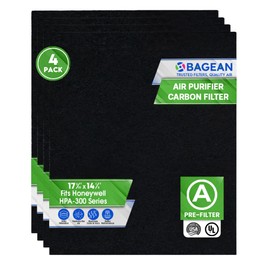 Carbon Pre Filter A Filters for Air Purifiers - Compatible with Honeywell HPA300 Series - Fits Honeywell Air Purifier Filter Replacement - Pre Filters A Removes Particles and Freshens the Air (4-Pack)