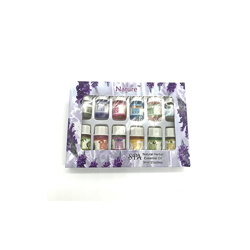 Spa Natural Herbal Essential Oil -12 Pack