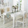 Bettery Home Embroidery Luxury Table Runner Jacquard Fabric Table Runner