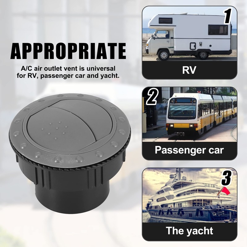 X AUTOHAUX Bus Boat RV AC Air Outlet Air Vent