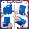 Colarr 24 Pcs 4th of July Treat Boxes with Handles,