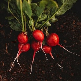 Champion Red Heirloom Radish - 150 Seeds - Open-Pollinated Variety, Easy-to-Grow & Fast-Growing, Non-GMO Vegetable Seeds for Planting Indoors or Outdoors in The Home Garden, Thresh Seed Company