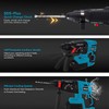 Cordless Rotary Hammer Drill Compatible with Makita 18v Battery, Brushless