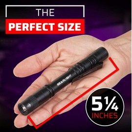 GearLight UV Black Light Flashlight [2 Pack] Compact Flashlights, Portable, New