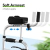 Delog Folding Walker for Senior - Platform Walker with 5’’