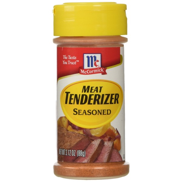McCormick Meat Tenderizer Seasoned, 3.12-Ounce Units (Pack of 6)