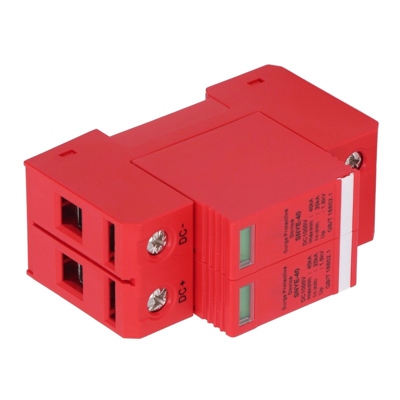 Orange Red Combiner Box Surge Protection Device Distribution Box Voltage