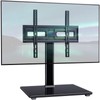 PERLESMITH Universal Swivel TV Stand-Table Top TV Stand for 32-65