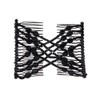 Ruihfas 3Pcs Magic Easy Stretchy Hair Comb Beaded Double Combs
