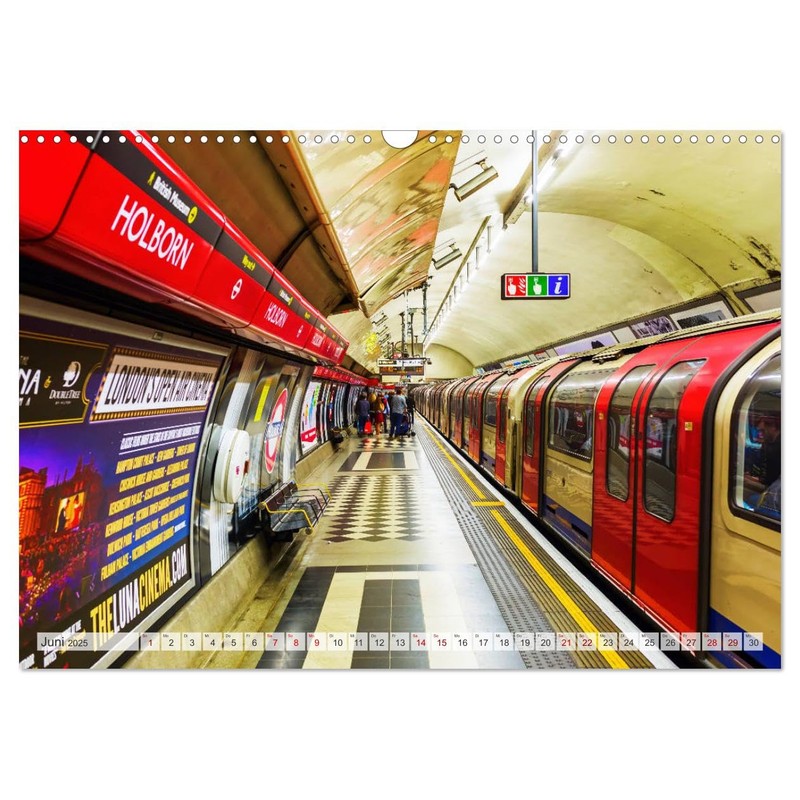 U-Bahn Scenes at Underground Stations in Europe and New York