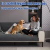 Gluhbirnen Copridivano antiscivolo, rivestimento proteggi-divano, coperta per divano, grigio scuro,