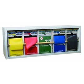 CanDo 10-5111 Dispens-a-Band Exercise Band Rack, Wood, 5 Roll