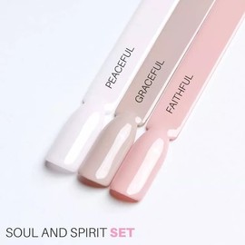 Professional Kits & Accessories for Home Nail Kit or Nail Professionals NEONAIL SOUL AND SPIRIT Starter Set 3 in 1 UV GEL POLISH SIMPLE Set with 3 colors, UV/LED LAMP ACCESSORIES