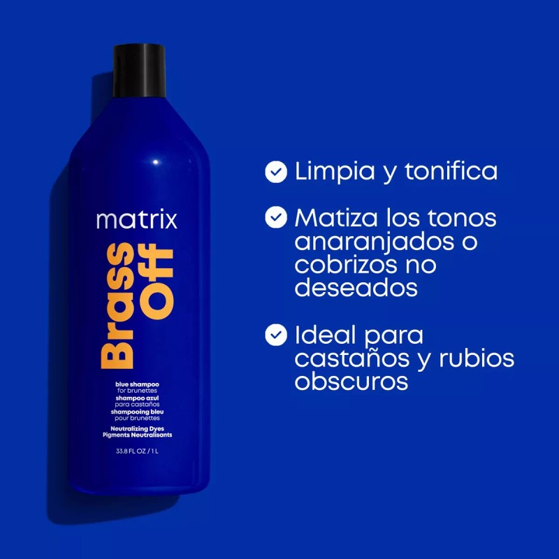 Matrix Total Results Shampoo Brass Off Neutralizador 1 Litro