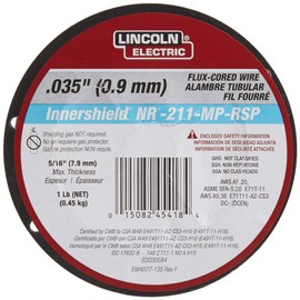 LINCOLN ELECTRIC CO ED030584 .035"NR-211 Fluxco Wire,Black