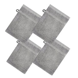 Bath Mitt,Scrubber Mitt for Shower | Towel Bath Washcloth Glove 4 Piece Soft for Skin Care Women Men Hand Face Baby Travel