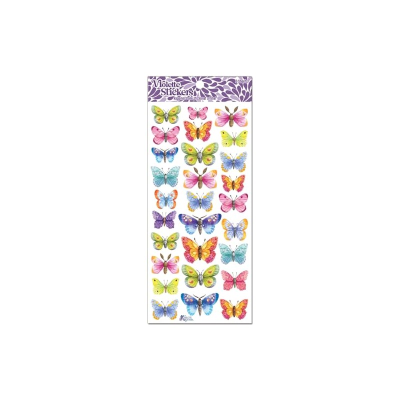 Violette Stickers Foil butterflies