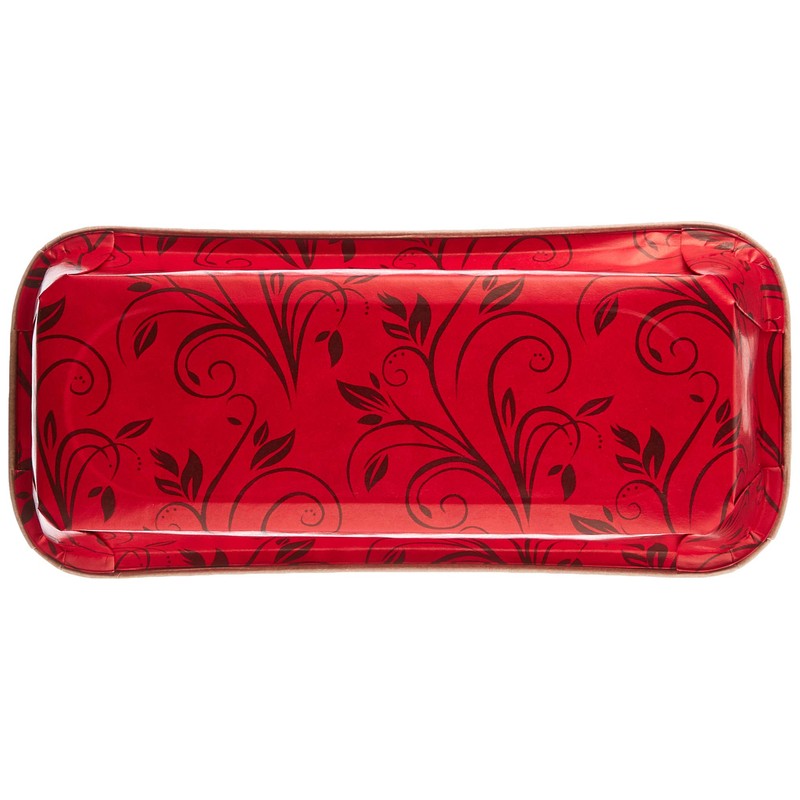 Städter 903739 Papier-Backform, rot, 21,5 x 9 cm/H 6 cm