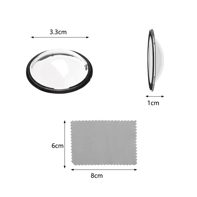 HAPPOW Pack of 2 Lens Protectors for Insta 360 X3,