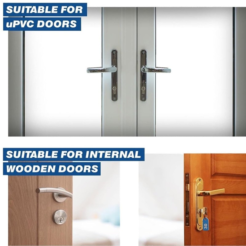 Door Lock with Keys - Thumb Turn Euro Cylinder Barrel