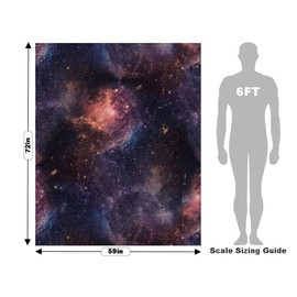 Rwraps Gloss Vinyl Car Wrap Film in Cosmos Galaxy - 59“ x 1ft - Vehicle Sheet Roll with Adhesive Back and Air Release Technology