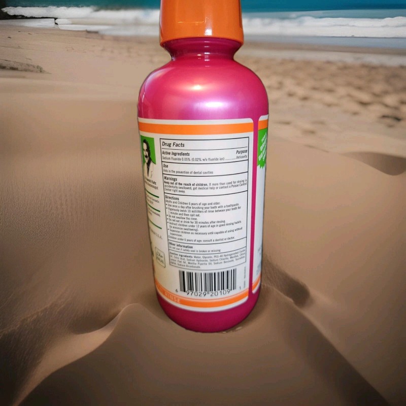 THERA BREATH-DENTIST FORMULATED-HEA<wbr/>LTHY SMILE-ORAL RINSE-SPARKLE MINT-16 FL. OZ.