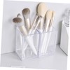 Operitacx 2pcs Box Acrylic Storage Clear Makeup Brush Organizer Clear