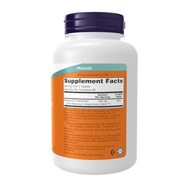 NOW Suplementos, Glicinato de magnesio 100 mg, forma altamente absorbible, 180 tabletas