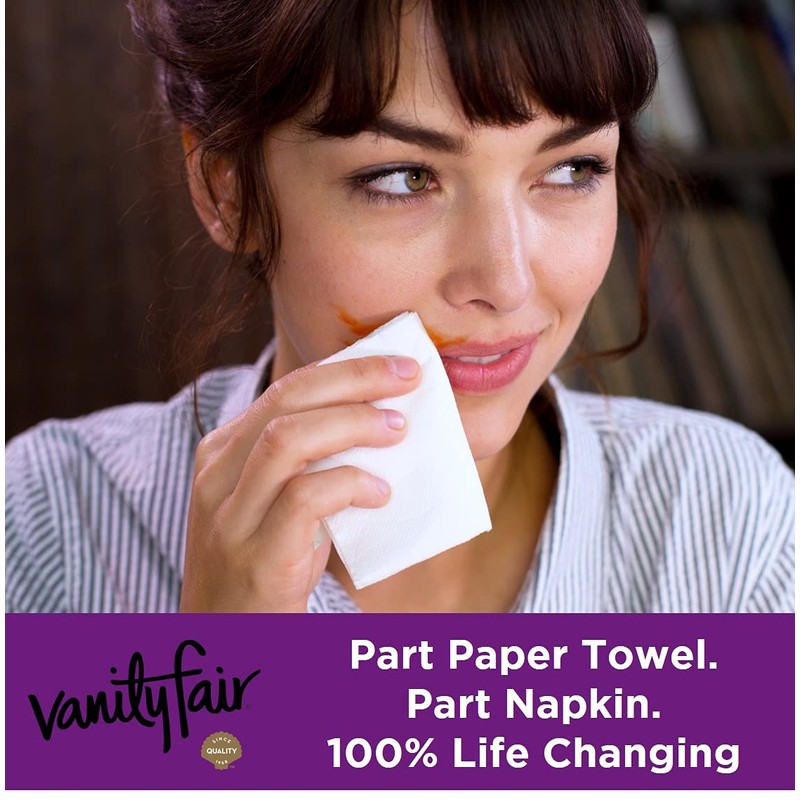 Vanity Fair® Extra Absorbent Premium Paper Napkin, 640 Count, Dinner