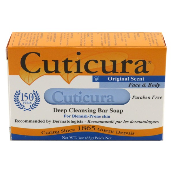 Cuticura Original Medicated Soap Bar 3 Ounce Box (88ml) (2 Pack)