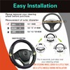 PINCTROT Small Size Steering Wheel Cover Great Grip with 3D