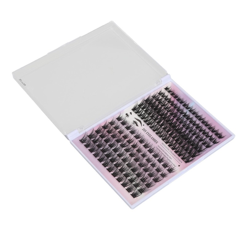 126 Clusters DIY Lash Extensions Kit D Curl Fluffy Individual