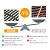 SafBbcue 7853 18.75" Cast Iron Grill Grates for Weber Genesis