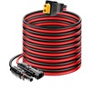 Solar Panel Connector to XT60 Connector Cable 50FT, 10AWG Solar
