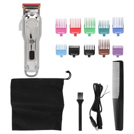 Hair Clipper Trimmer with 10 Guide Combs LED LCD Display USB Socket for Personal Professional Haircutting Grooming