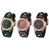 Watch Men Women Seiko Automatic Watch : Waterproof Leather Watch