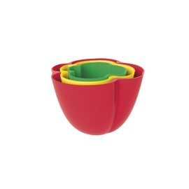 zakdesigns"Pepper" Bowl, Multi-Colour, 3-Piece