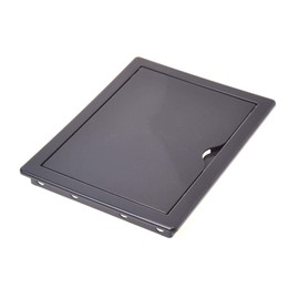 Aqbau® Inspection Flap ABS Graphite, Inspection Door Inspection Door Maintenance Door Cleaning Flap Maintenance Opening Flap for Inspection Chutes Inspection Door (20 x 30 cm)
