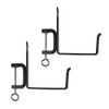 Achla Designs SFB-01C Clamp-On Flower Box, 6" Deck Bracket, Black