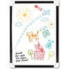 A4 Dry Wipe Whiteboard and Eraser | Home Kitchen Office