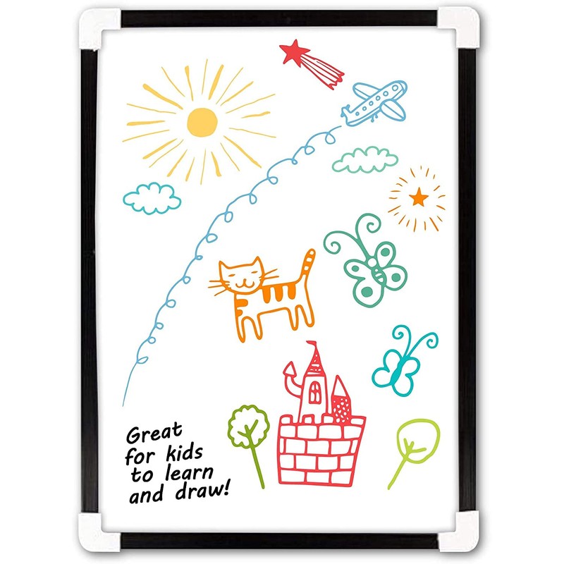 A4 Dry Wipe Whiteboard and Eraser | Home Kitchen Office