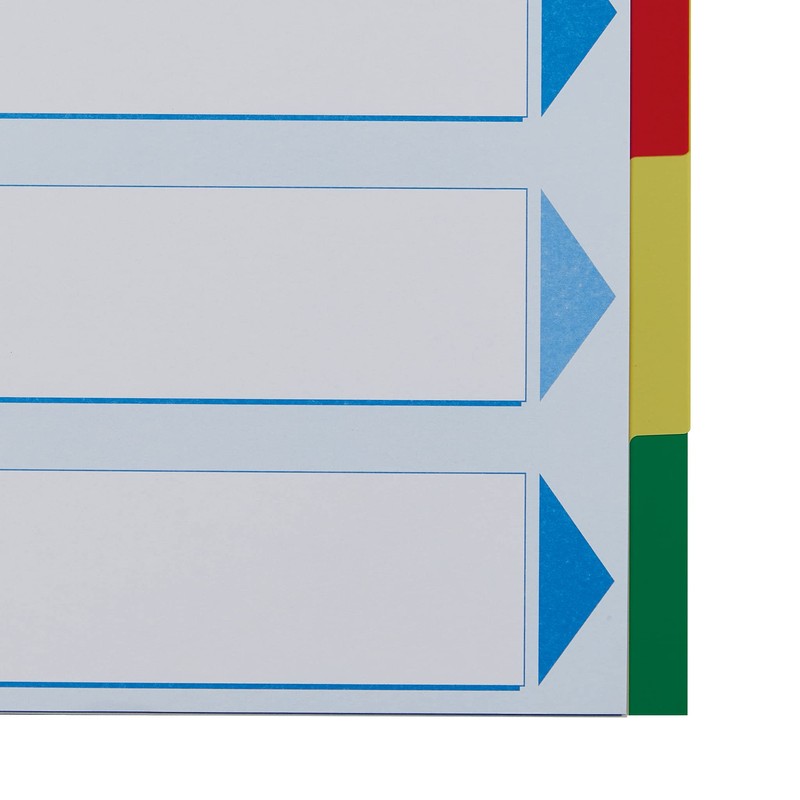 Esselte 795731 A4 5 Positions Cover Included Polypropylene Divider