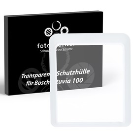 foto-kontor Protective Case Compatible with Bosch Intuvia 100 (BHU3200) E-Bike Bicycle Display TPU Case Cover Screen Protector Case Protection Against Water and Dirt Transparent Transparent