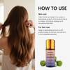JISKG 2 Pcs Organic Castor Oil with Rose Quartz Roller,