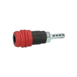 KS Tools 2 Stage Compressed Air Coupling 999.9096 9 mm I Compressed Air Quick Coupling with Hose Nozzle & 2-Stage Safety Release Function I Self-Sealing When Coupling
