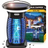 ZECHUAN Solar Bug Zapper Outdoor Waterproof, Portable Pest Control Electric